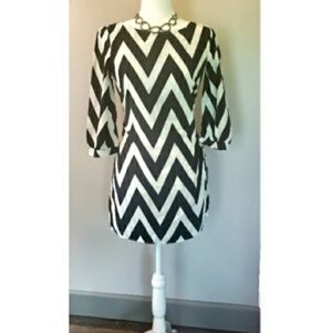 Chevron dress NWOT